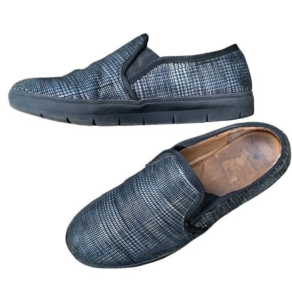 Nurse Mates Nursemates Adela Slip on Sneaker Black Silver Shoes Women’s size 9 - Picture 9 of 14